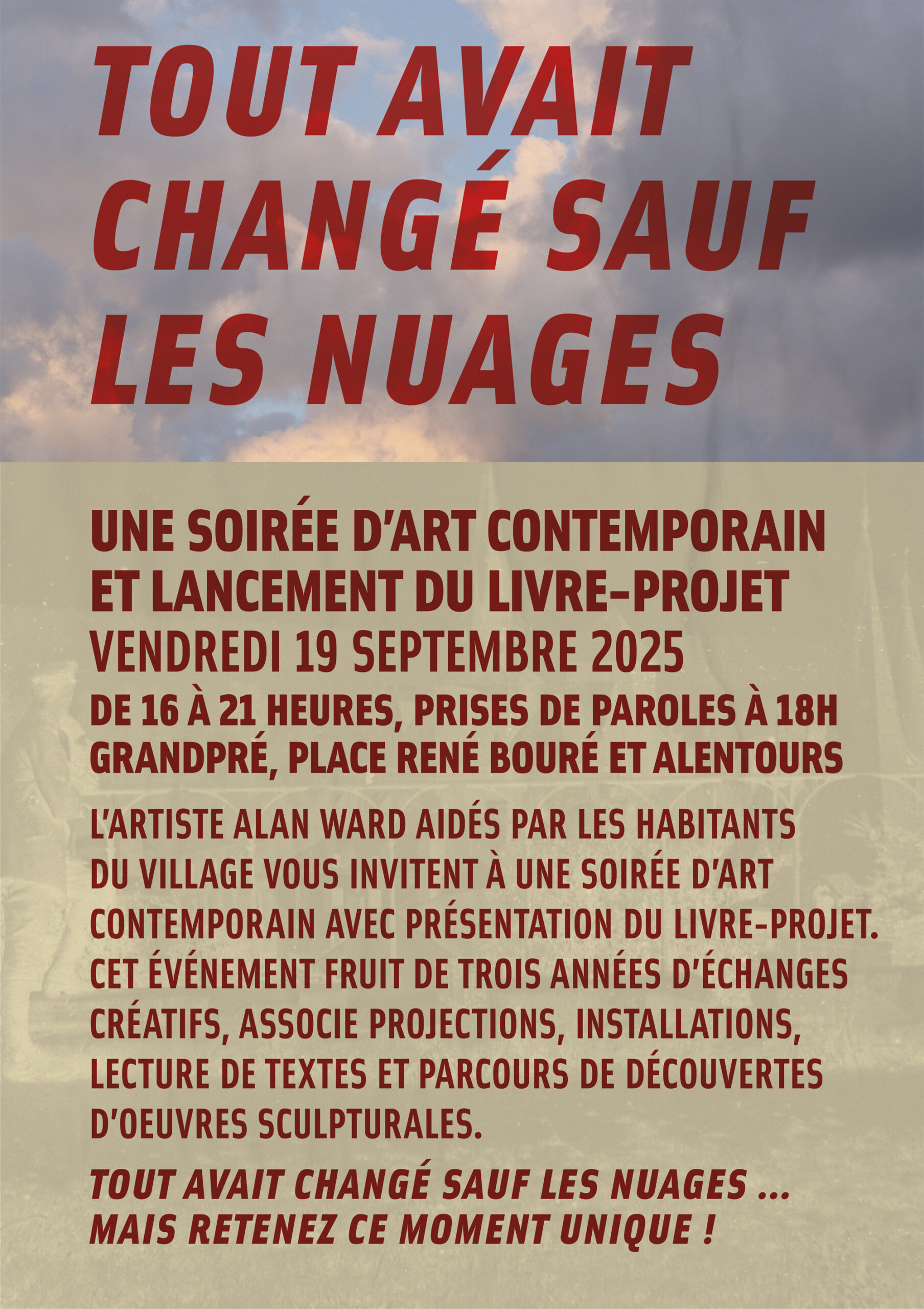 Tout avait changé sauf les nuages